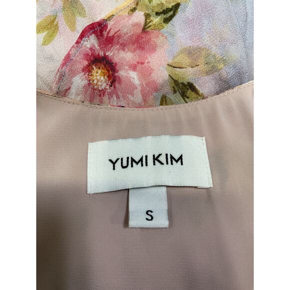 Yumi Kim 'Winnie' Pink Crepe Mini Dress Size S - Picture 4 of 5